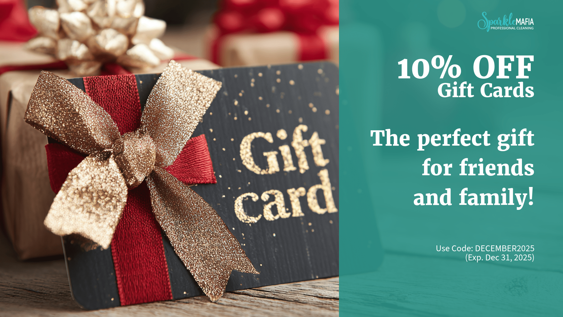 10% Off Dec Gift Cards